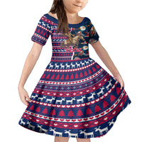 Custom Texas Christmas Family Matching Mermaid Dress and Hawaiian Shirt Cowboy With Santa Claus In Space - Wonder Print Shop