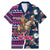 Custom Texas Christmas Family Matching Mermaid Dress and Hawaiian Shirt Cowboy With Santa Claus In Space - Wonder Print Shop