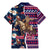 Custom Texas Christmas Family Matching Mermaid Dress and Hawaiian Shirt Cowboy With Santa Claus In Space - Wonder Print Shop