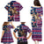 Custom Texas Christmas Family Matching Puletasi Dress and Hawaiian Shirt Cowboy With Santa Claus In Space - Wonder Print Shop
