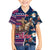 Custom Texas Christmas Family Matching Puletasi Dress and Hawaiian Shirt Cowboy With Santa Claus In Space - Wonder Print Shop