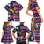 Custom Texas Christmas Family Matching Short Sleeve Bodycon Dress and Hawaiian Shirt Cowboy With Santa Claus In Space - Wonder Print Shop
