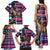 Custom Texas Christmas Family Matching Tank Maxi Dress and Hawaiian Shirt Cowboy With Santa Claus In Space - Wonder Print Shop