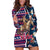 Custom Texas Christmas Hoodie Dress Cowboy With Santa Claus In Space - Wonder Print Shop