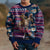 Custom Texas Christmas Kid Ugly Christmas Sweater Cowboy With Santa Claus In Space - Wonder Print Shop