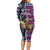 Custom Texas Christmas Long Sleeve Bodycon Dress Cowboy With Santa Claus In Space - Wonder Print Shop