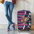 Custom Texas Christmas Luggage Cover Cowboy With Santa Claus In Space - Wonder Print Shop