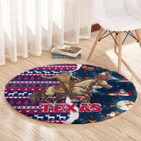 custom-texas-christmas-round-carpet-cowboy-with-santa-claus-in-space