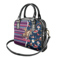 custom-texas-christmas-shoulder-handbag-cowboy-with-santa-claus-in-space