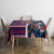 Custom Texas Christmas Tablecloth Cowboy With Santa Claus In Space - Wonder Print Shop