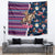 Custom Texas Christmas Tapestry Cowboy With Santa Claus In Space - Wonder Print Shop