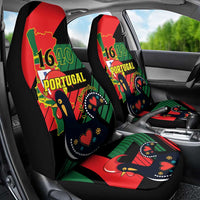 Personalized Portugal 1640 Car Seat Cover 1 De Dezembro Independence Day - Wonder Print Shop