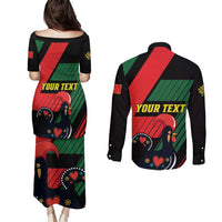 Personalized Portugal 1640 Couples Matching Puletasi and Long Sleeve Button Shirt 1 De Dezembro Independence Day - Wonder Print Shop