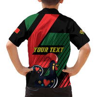 Personalized Portugal 1640 Family Matching Long Sleeve Bodycon Dress and Hawaiian Shirt 1 De Dezembro Independence Day - Wonder Print Shop