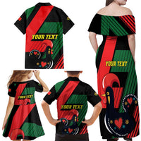 Personalized Portugal 1640 Family Matching Off Shoulder Maxi Dress and Hawaiian Shirt 1 De Dezembro Independence Day - Wonder Print Shop