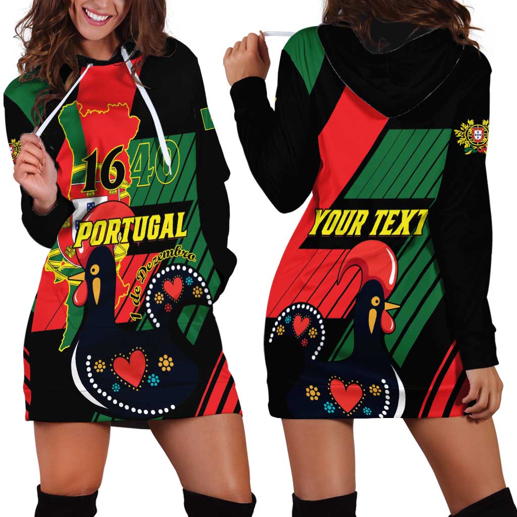 Personalized Portugal 1640 Hoodie Dress 1 De Dezembro Independence Day - Wonder Print Shop