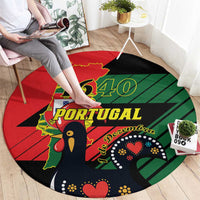 Personalized Portugal 1640 Round Carpet 1 De Dezembro Independence Day