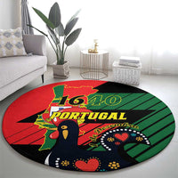 Personalized Portugal 1640 Round Carpet 1 De Dezembro Independence Day