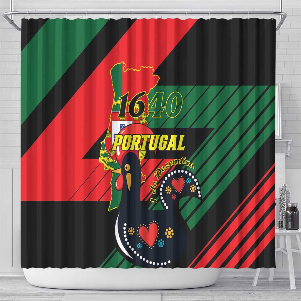 Personalized Portugal 1640 Shower Curtain 1 De Dezembro Independence Day