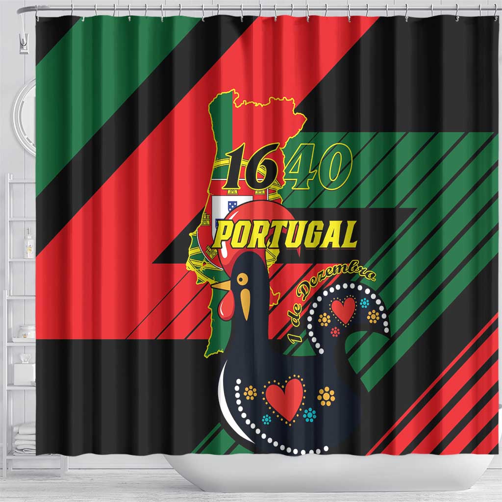 Personalized Portugal 1640 Shower Curtain 1 De Dezembro Independence Day