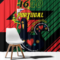 Personalized Portugal 1640 Window Curtain 1 De Dezembro Independence Day - Wonder Print Shop