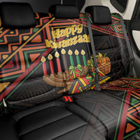 Personalized African Happy Kwanzaa Back Car Seat Cover - Wonder Print Shop