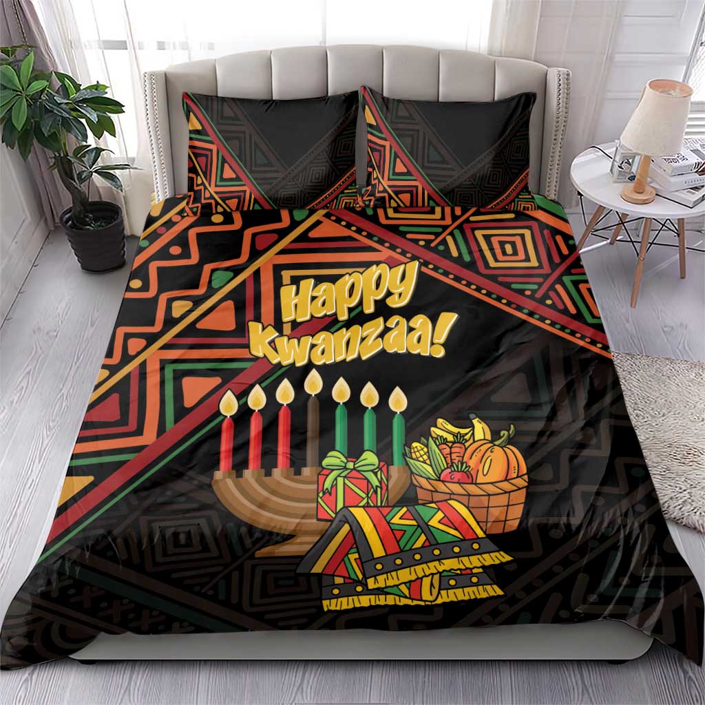 Personalized African Happy Kwanzaa Bedding Set - Wonder Print Shop