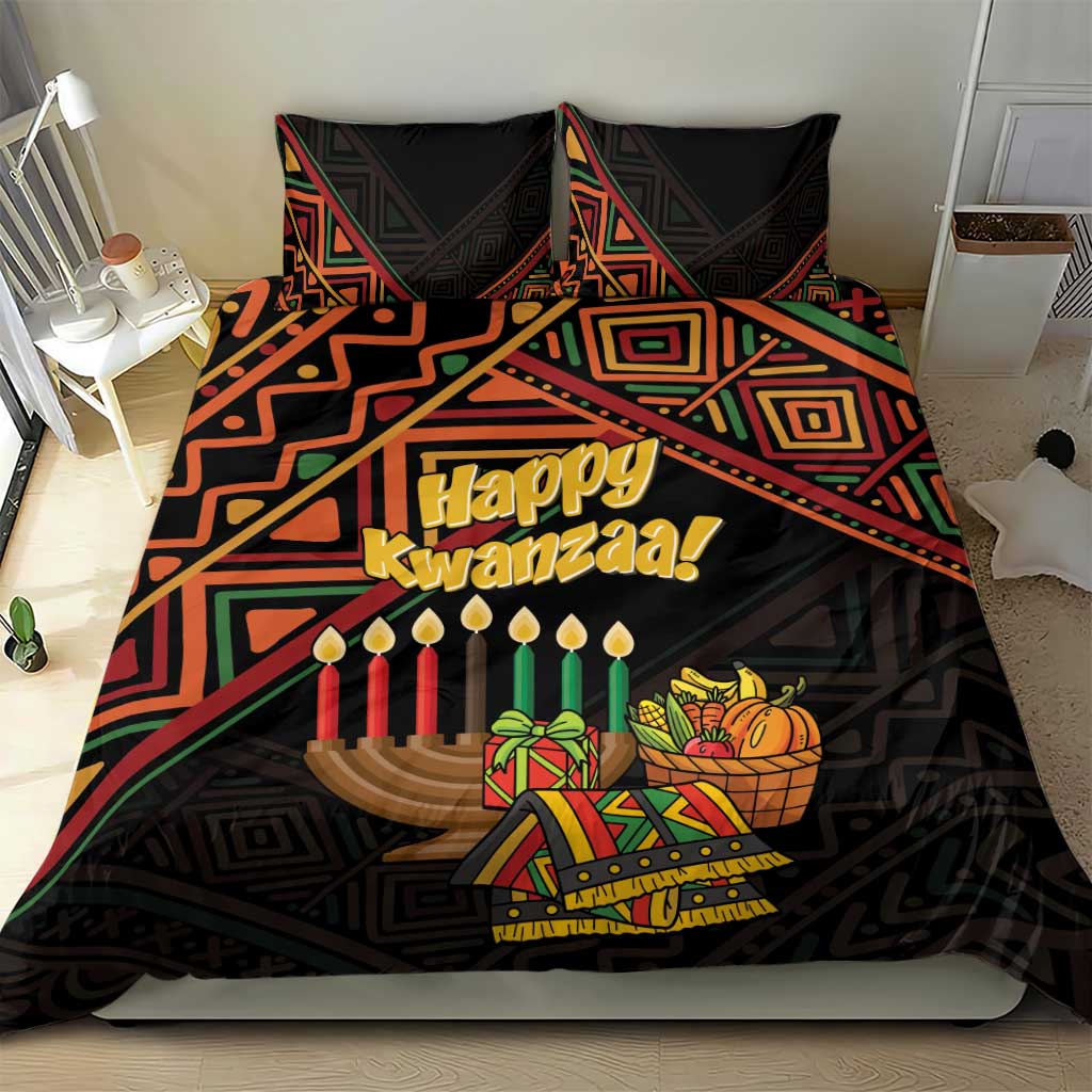Personalized African Happy Kwanzaa Bedding Set - Wonder Print Shop