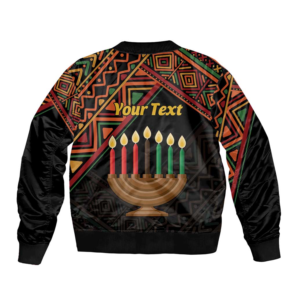 Personalized African Happy Kwanzaa Bomber Jacket - Wonder Print Shop