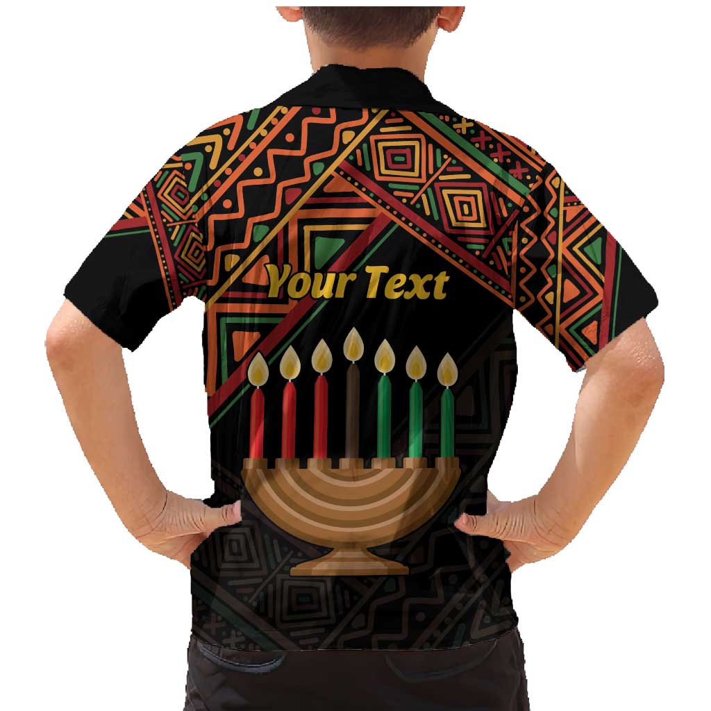 Personalized African Happy Kwanzaa Family Matching Mermaid Dress and Hawaiian Shirt - Wonder Print Shop
