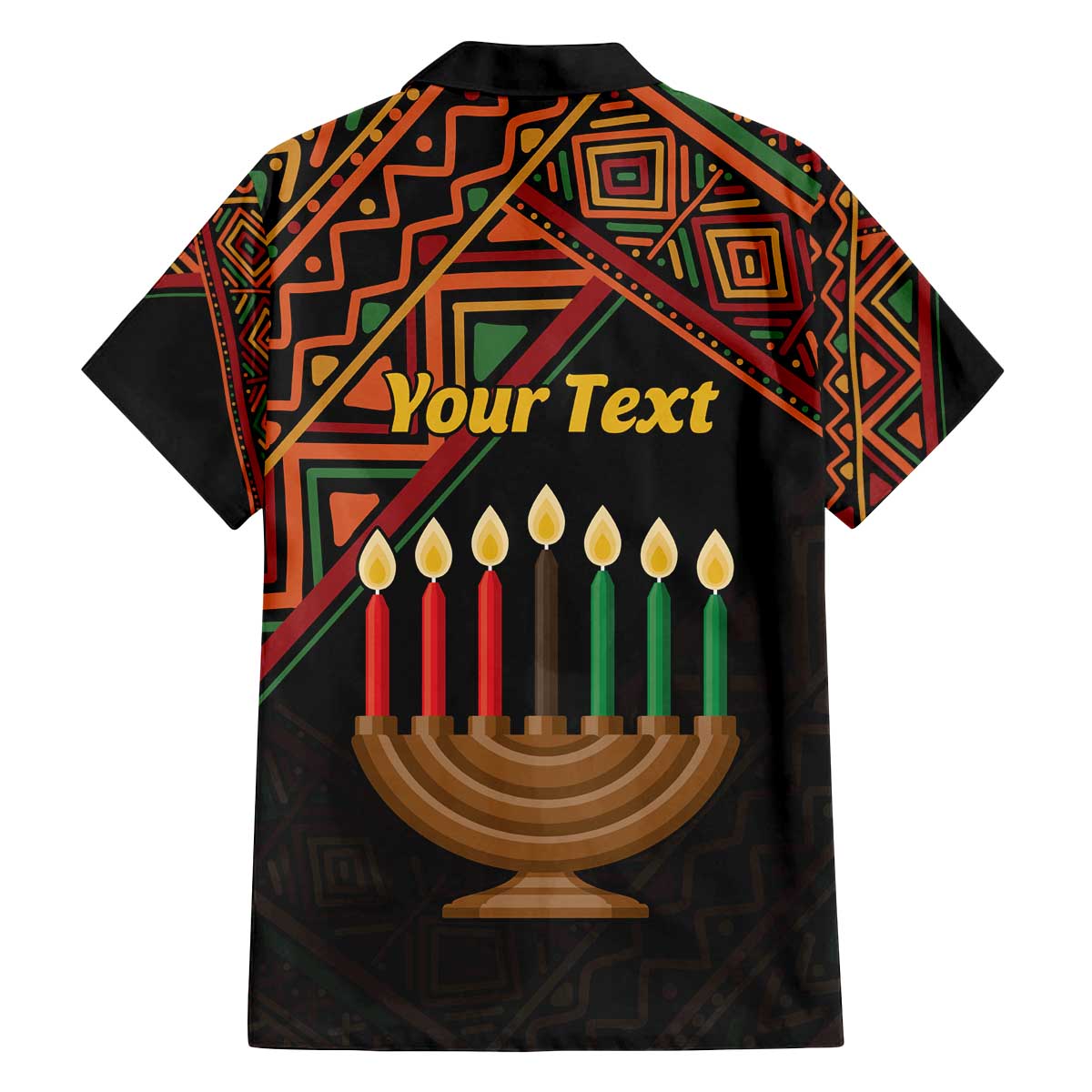Personalized African Happy Kwanzaa Family Matching Off The Shoulder Long Sleeve Dress and Hawaiian Shirt - Wonder Print Shop