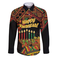 Personalized African Happy Kwanzaa Family Matching Summer Maxi Dress and Hawaiian Shirt - Wonder Print Shop