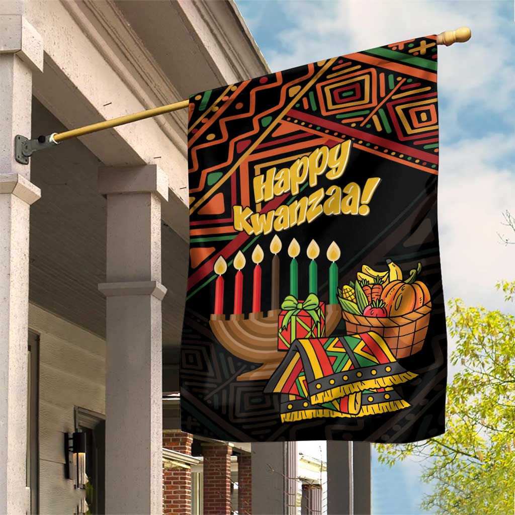 Personalized African Happy Kwanzaa Garden Flag - Wonder Print Shop