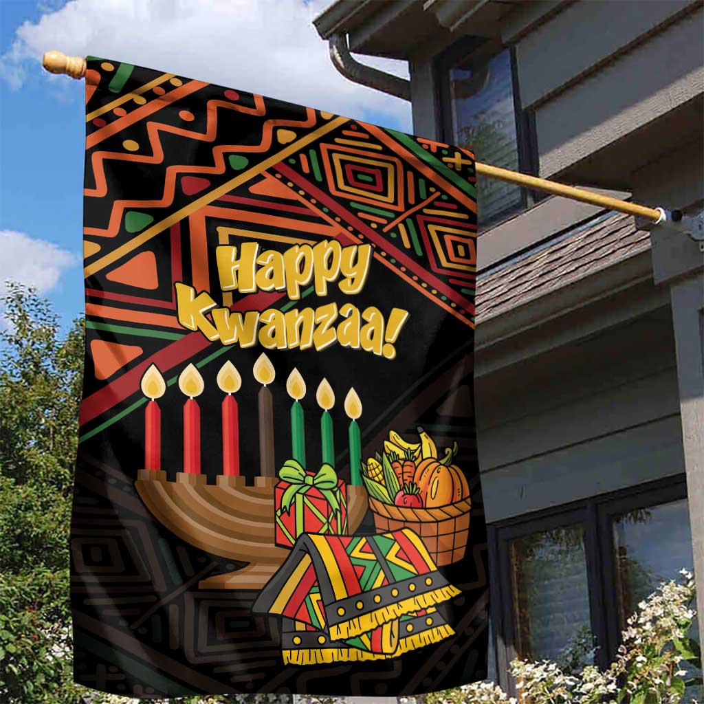 Personalized African Happy Kwanzaa Garden Flag - Wonder Print Shop