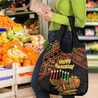 African Happy Kwanzaa Grocery Bag