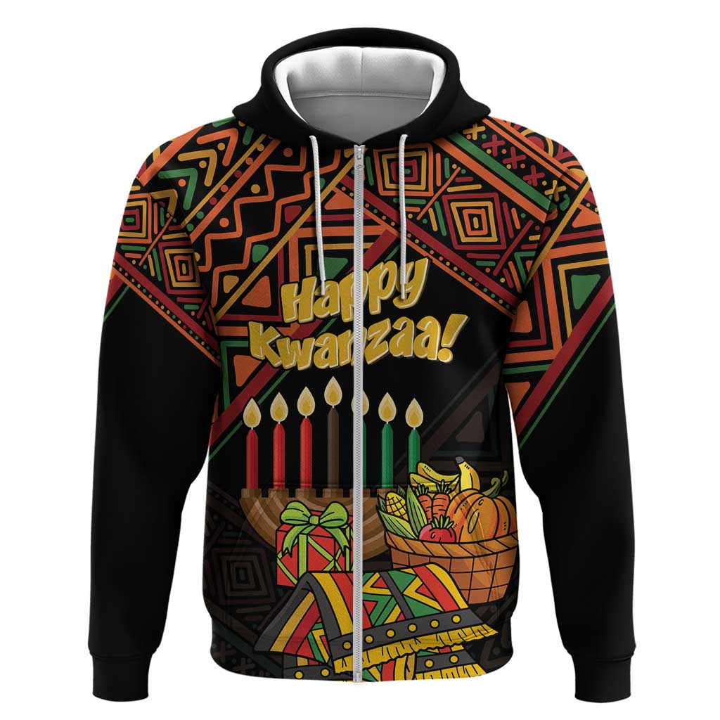 Personalized African Happy Kwanzaa Hoodie - Wonder Print Shop