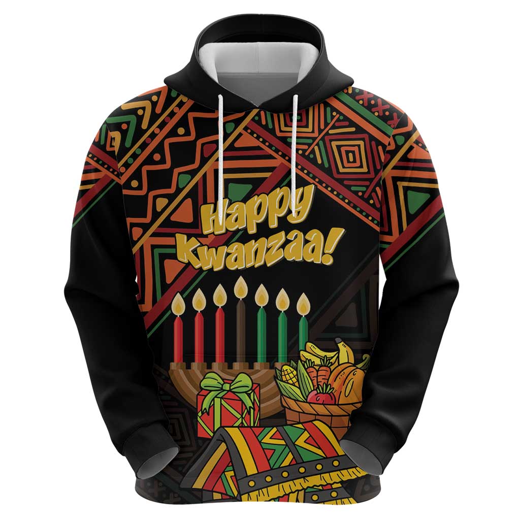 Personalized African Happy Kwanzaa Hoodie - Wonder Print Shop