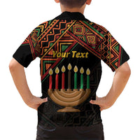 Personalized African Happy Kwanzaa Kid Hawaiian Shirt - Wonder Print Shop