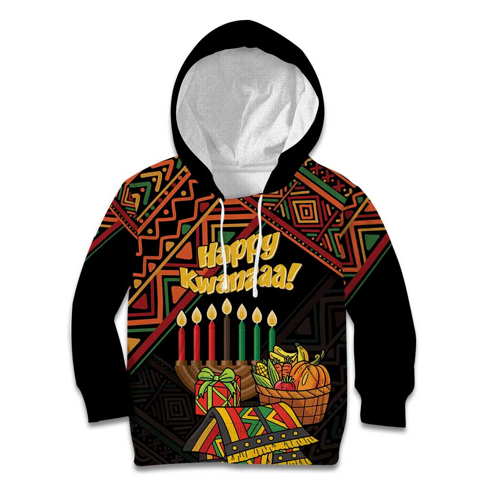Personalized African Happy Kwanzaa Kid Hoodie - Wonder Print Shop
