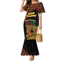 Personalized African Happy Kwanzaa Mermaid Dress - Wonder Print Shop