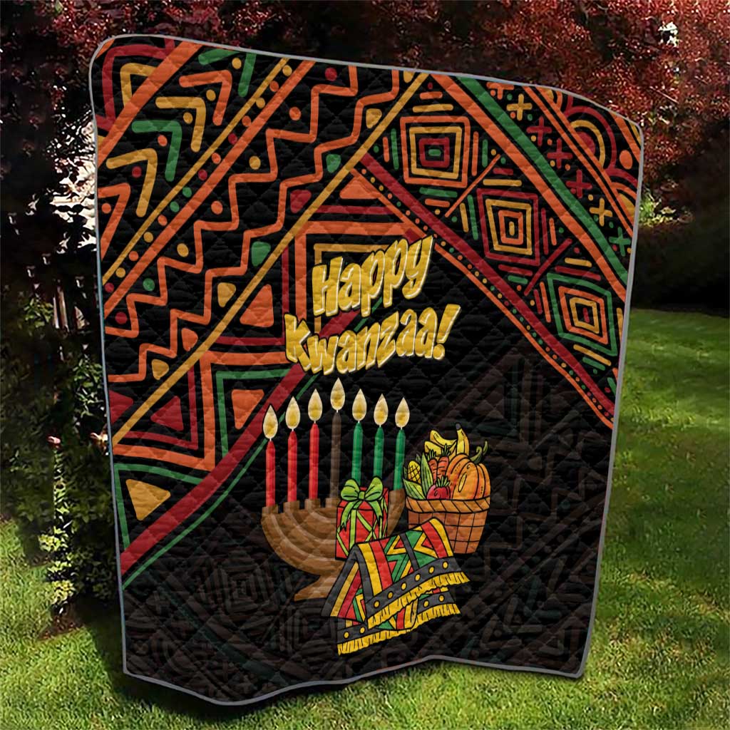 Personalized African Happy Kwanzaa Quilt - Wonder Print Shop