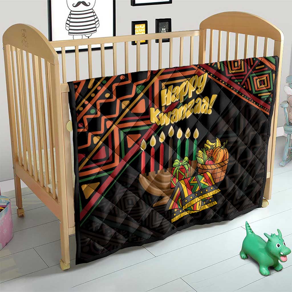 Personalized African Happy Kwanzaa Quilt - Wonder Print Shop