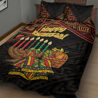 Personalized African Happy Kwanzaa Quilt Bed Set - Wonder Print Shop