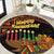 Personalized African Happy Kwanzaa Round Carpet