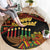 Personalized African Happy Kwanzaa Round Carpet
