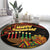 Personalized African Happy Kwanzaa Round Carpet