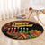 Personalized African Happy Kwanzaa Round Carpet