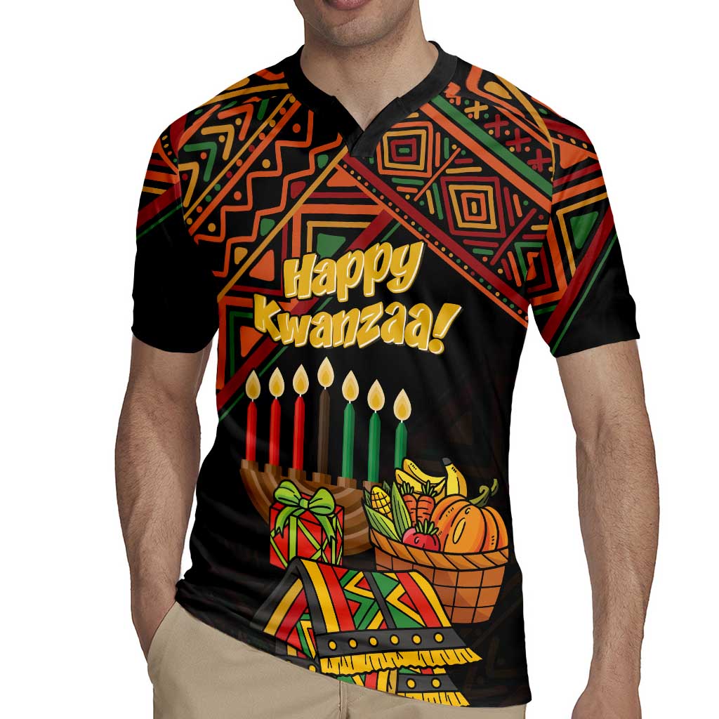 Personalized African Happy Kwanzaa Rugby Jersey - Wonder Print Shop