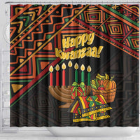 Personalized African Happy Kwanzaa Shower Curtain
