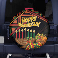 Personalized African Happy Kwanzaa Spare Tire Cover - Wonder Print Shop